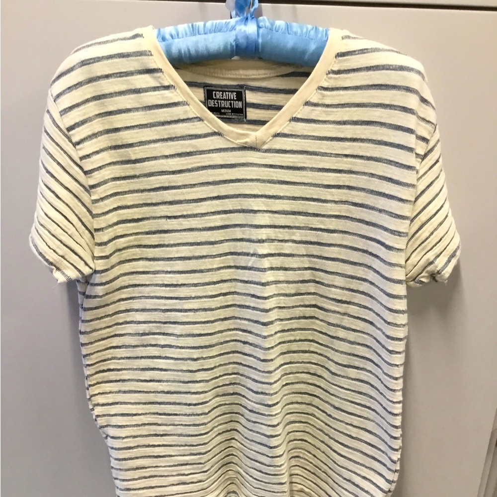Creative destruction men’s v neck tee